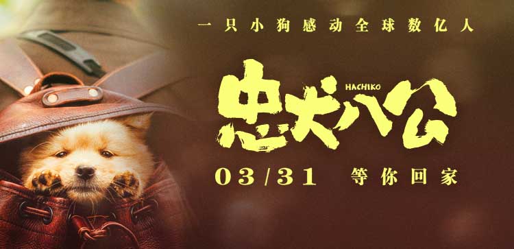 <b>电影《忠犬八公》发布“狗狗超会演”特辑及海报 人和狗狗戏里戏外有爱相伴</b>