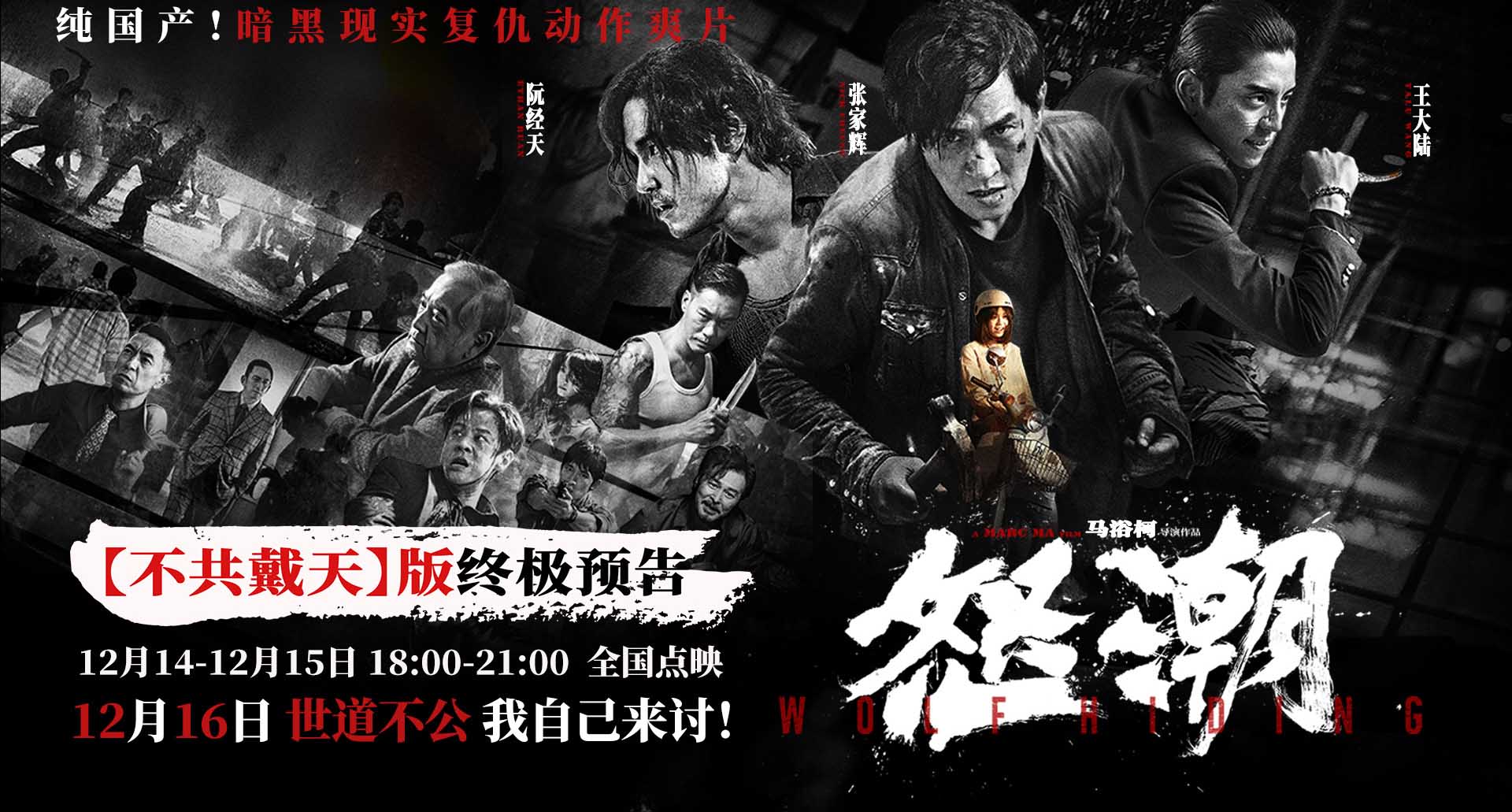 <b>电影《怒潮》终极预告海报双发 张家辉为妹复仇自己讨公道</b>